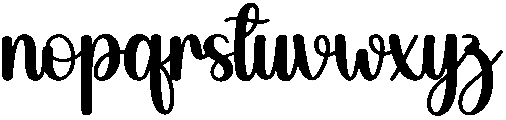 Monday Regular otf (400) Font LOWERCASE