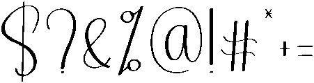 Monday Regular otf (400) Font OTHER CHARS