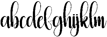 Monday Regular otf (400) Font LOWERCASE