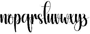 Monday Regular otf (400) Font LOWERCASE