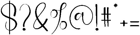 Monday Regular otf (400) Font OTHER CHARS