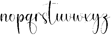 Monday Regular otf (400) Font LOWERCASE