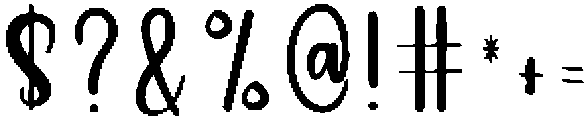 Monday Regular otf (400) Font OTHER CHARS
