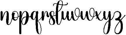 Monday Regular otf (400) Font LOWERCASE
