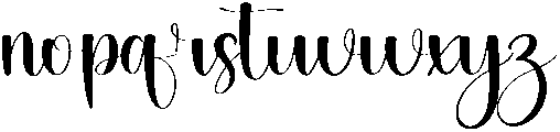 Monday Regular otf (400) Font LOWERCASE
