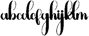 Monday Regular otf (400) Font LOWERCASE