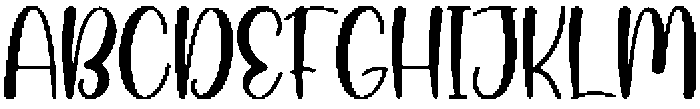 Monday Regular otf (400) Font UPPERCASE