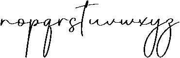 Monday Regular otf (400) Font LOWERCASE