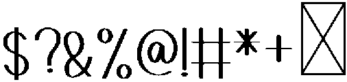 Monday Regular otf (400) Font OTHER CHARS
