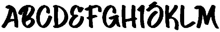 Monday Regular otf (400) Font UPPERCASE