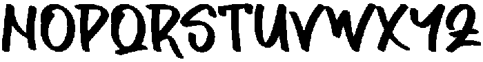 Monday Regular otf (400) Font UPPERCASE