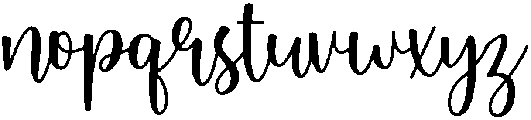Monday Regular otf (400) Font LOWERCASE