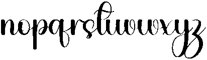 Monday Regular otf (400) Font LOWERCASE
