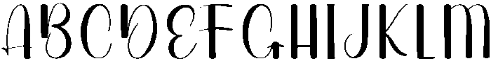 Monday Regular otf (400) Font UPPERCASE
