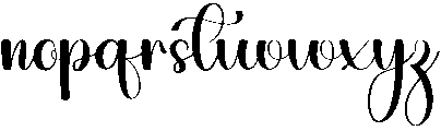 Monday Regular otf (400) Font LOWERCASE