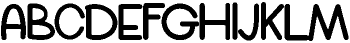 Monday Regular otf (400) Font UPPERCASE