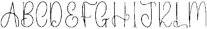 Monday Summer Regular otf (400) Font UPPERCASE