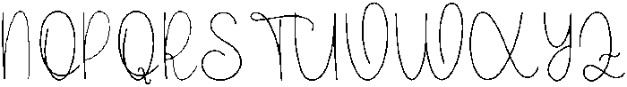 Monday Summer Regular otf (400) Font UPPERCASE