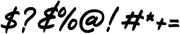 MondayMarkRough-Regular otf (400) Font OTHER CHARS