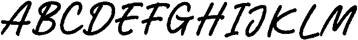 MondayMarkRough-Regular otf (400) Font UPPERCASE