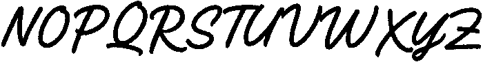MondayMarkRough-Regular otf (400) Font UPPERCASE