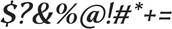 Mondia Bold Italic otf (700) Font OTHER CHARS