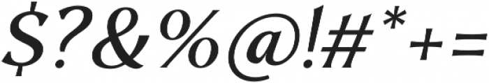 Mondia Medium Italic otf (500) Font OTHER CHARS