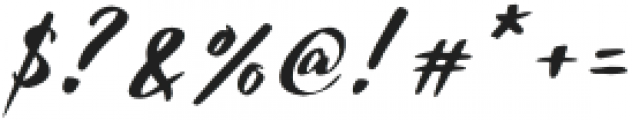 Mondier-Italic otf (400) Font OTHER CHARS