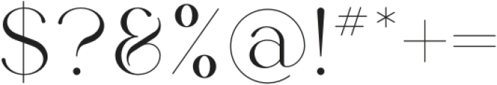 Monexa Regular otf (400) Font OTHER CHARS