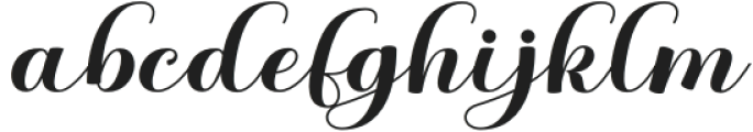 Mongilon Script Regular otf (400) Font LOWERCASE