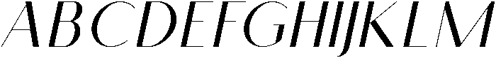 Monica-Italic otf (400) Font UPPERCASE