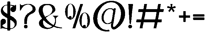 Monica Regular otf (400) Font OTHER CHARS