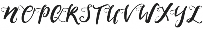 Monica Script 1.4 Regular otf (400) Font UPPERCASE