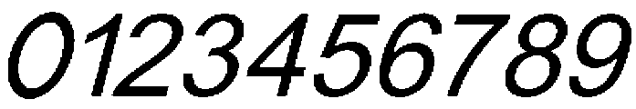 Monila Sans Italic otf (400) Font OTHER CHARS