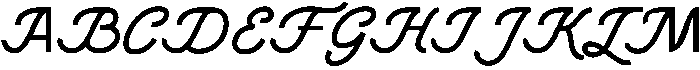 Monila Script Regular otf (400) Font UPPERCASE
