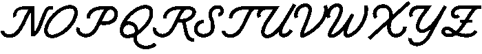Monila Script Regular otf (400) Font UPPERCASE