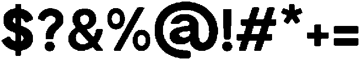 Monilora Regular otf (400) Font OTHER CHARS