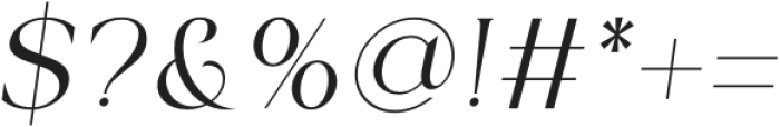 Moniqe Italic otf (400) Font OTHER CHARS