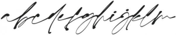 Monita Signature Italic otf (400) Font LOWERCASE