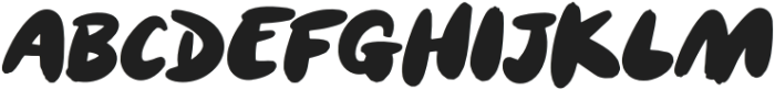 Monkey Brush Bold otf (700) Font UPPERCASE