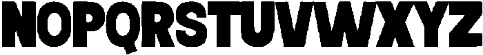 Monkra Regular otf (400) Font LOWERCASE