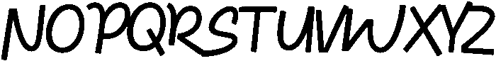Monley Regular otf (400) Font UPPERCASE