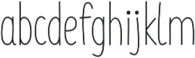 Monly Extended otf (300) Font LOWERCASE