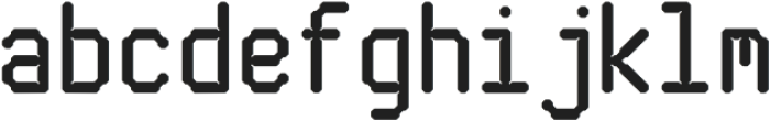 Mono 91 Regular otf (400) Font LOWERCASE