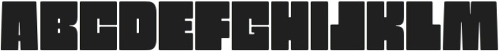 Mono Cubic otf (400) Font UPPERCASE
