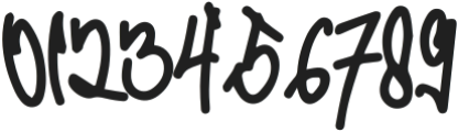 Mono Seahorse Graffiti otf (400) Font OTHER CHARS