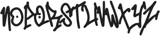 Mono Seahorse Graffiti otf (400) Font UPPERCASE