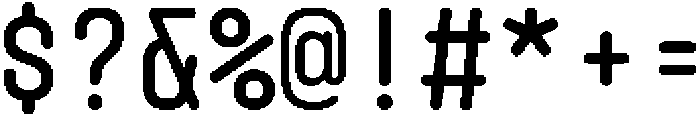 Mono Trea Regular otf (400) Font OTHER CHARS
