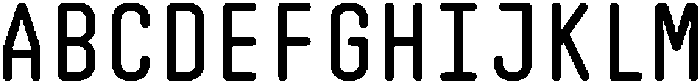 Mono Trea Regular otf (400) Font UPPERCASE