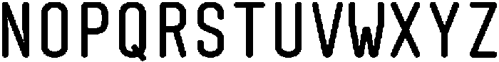 Mono Trea Regular otf (400) Font UPPERCASE